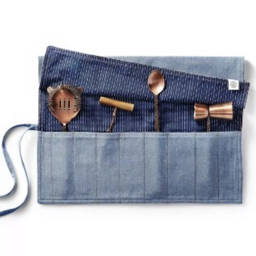 Levi’s x Target 5pc Bar Tool Gift Set Exclusive Strainer Corkscrew Jigger Spoon